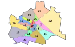 Landtags- und Gemeinderatswahlkreise in Wien