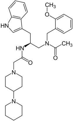 Strukturformel von Lanepitant