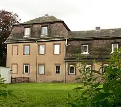 Außenfassade der Langen Reihe, nördlicher Kopfbau