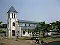 Kirche „Sacré-Cœur“ (1928) in Vientiane