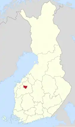 Lage von Lapua in Finnland