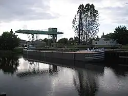 Lastkahn im Ziegeleihafen Mildenberg