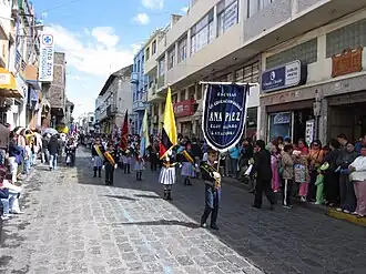 Feier zum Unabhängigkeitstag, Latacunga