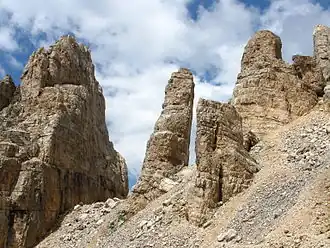 Torre di Pisa, die Namensgebende Felsnadel