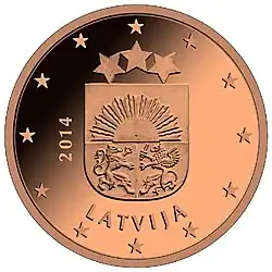 Lettland 1 Cent