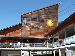 Die Talstation der Luftseilbahn in Wiler