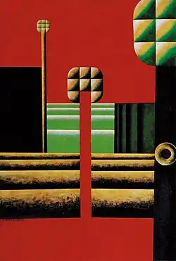 Plateau 1966, Öl/Leinwand, 120 × 80