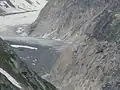 Lauteraargletscher mit der Lauteraarhütte