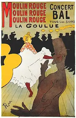 Henri de Toulouse-Lautrec – Moulin-Rouge-La Goulue (1892)