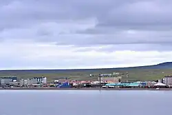 Lawrentija, Ortszentrum