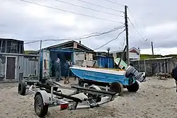 Lawrentija, Fischerhütten