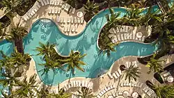 Lazy River Aerial in The Boca Raton, USA