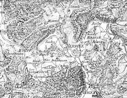 Karte Herdecke von Generalmajor v. Le Coq