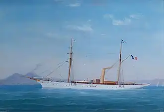 Philippes Yacht Maroussia vor Neapel