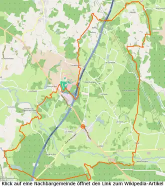 Le Miroir mit seinen Nachbarorten