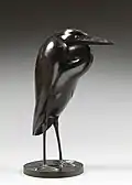 Bronzestatue, Le héron der polnischen Künstlerin Magdalena Gross (1934)