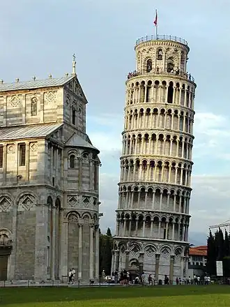 Schiefer Turm von Pisa in Italien
