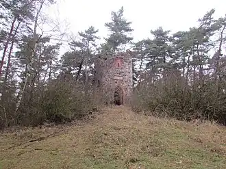 Ruine der Lebenswarte auf dem Gollwitzer Berg