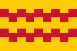 Flagge des Ortes Leerdam