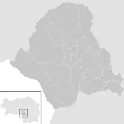 Lage der Gemeinde Bezirk Voitsberg im Bezirk Voitsberg (anklickbare Karte)