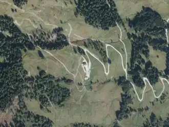 Lehenalm aus der Vogelperspektive