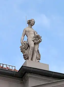 Peter Benkert, Flora, 1750, 1898–1964 in Blankensee, Tausch gegen Potsdamer Kopie