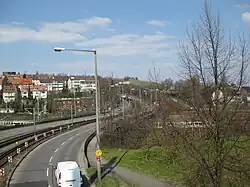 Ansicht von Süden (Heilbronner Straße).