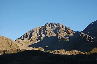 Leibnitzer Rotspitzen gesehen von Südosten (Hochschoberhütte)