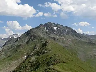 Blick nach Süden zu Marchhüreli und Leidbachhorn.