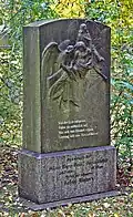 Gedenkstein auf dem Alten Johannisfriedhof Leipzig (2009)