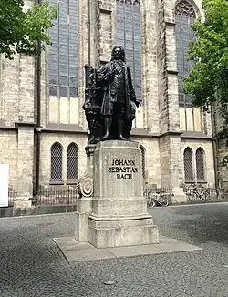 Das Neue Bachdenkmal vor der Thomaskirche (2015)