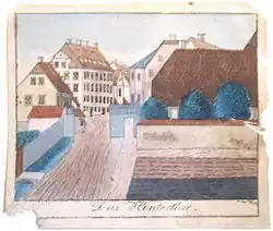 Das Hintertor stadtwärts