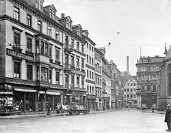 Die Gesamtbebauung der Ostseite um 1910