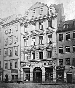 Passageneingang Thomaskirchhof (um 1880)