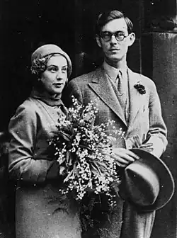 Lennart Bernadotte (1909–2004) mit seiner Frau Karin Nissvandt (1932)