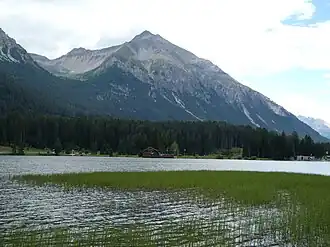 Lenzer Horn, aufgenommen vom Heidsee.
