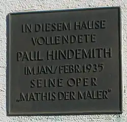 Haus in Lenzkirch mit Gedenktafel