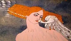 Der weiße Pfau (Detail)