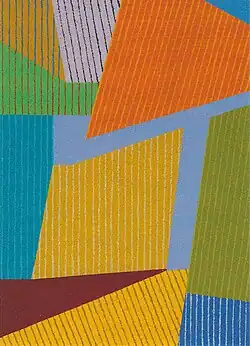 Lines – Landschaft 2 Öl/Lw. 60 × 40 cm