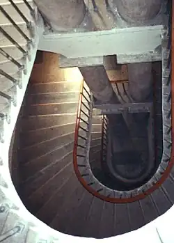 Blick ins Stiegenhaus