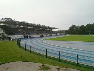 Das Stadion im Stadtteil Leppävaara