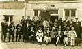 Les bigophonistes de la commune libre de Milly-la-Forêt à la Mi-Carême 1925.