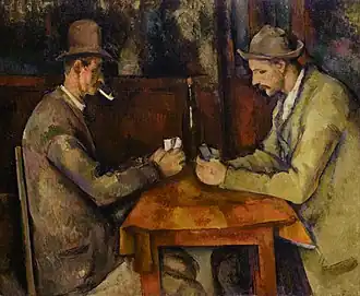 Paul Cézanne: Les Joueurs de cartes um 1894–1895 Musée d’Orsay