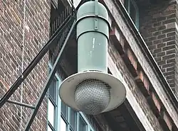 Kohlebogenlampe auf dem AEG-Gelände in Berlin, Brunnenstraße