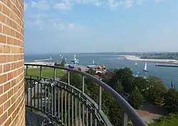 Aussicht über die Travemündung