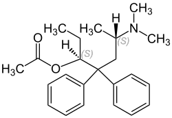 Strukturformel von Levacetylmethadol