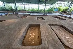 Archäologische Ruinen der Stadt Liangzhu