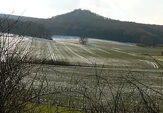 Blick auf den Lichtenstein von Nordosten