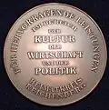 Rückseite der Liebieg-Medaille