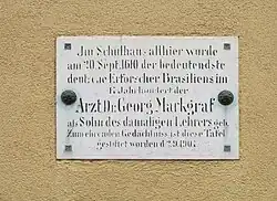 Gedenktafel am Geburtshaus